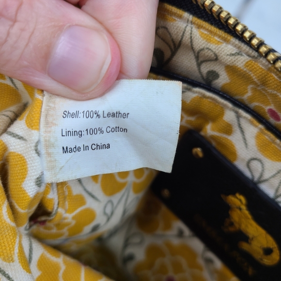 Emma Fox black & white color block small pebbled leather convertible crossbody - Picture 15 of 15